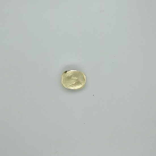 Yellow Sapphire (Pukhraj) 5.93 Ct Lab Tested Yellow Sapphire (Pukhraj) 5.93 Ct Lab Tested
